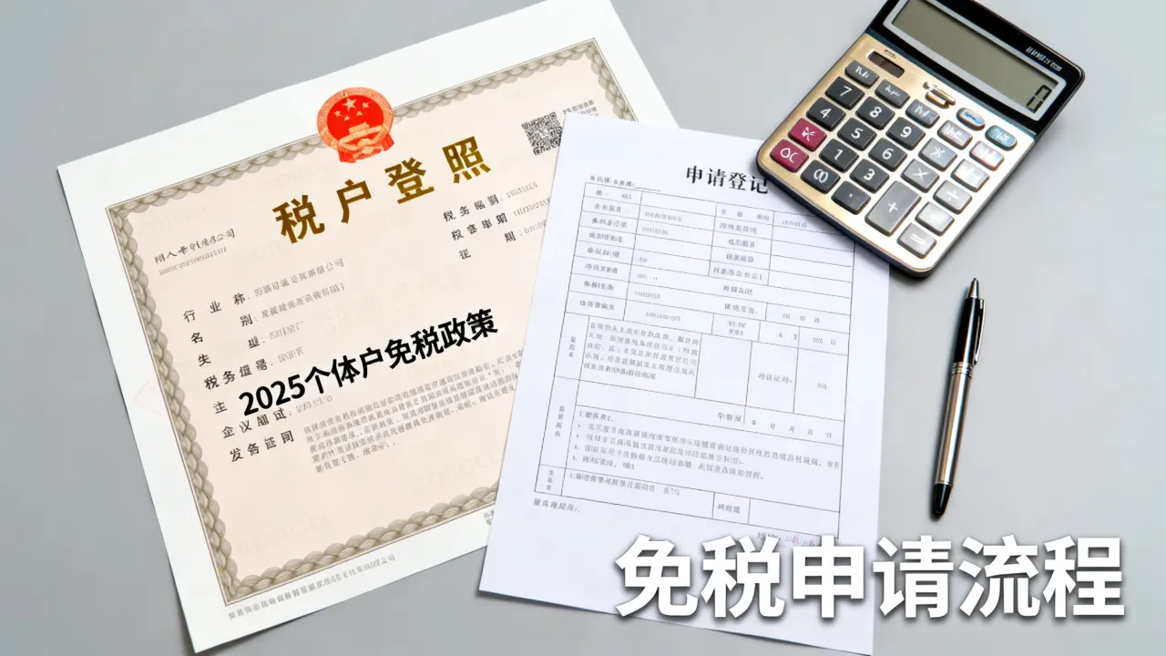 个体户如何免税,2025个体户免税政策怎么申请