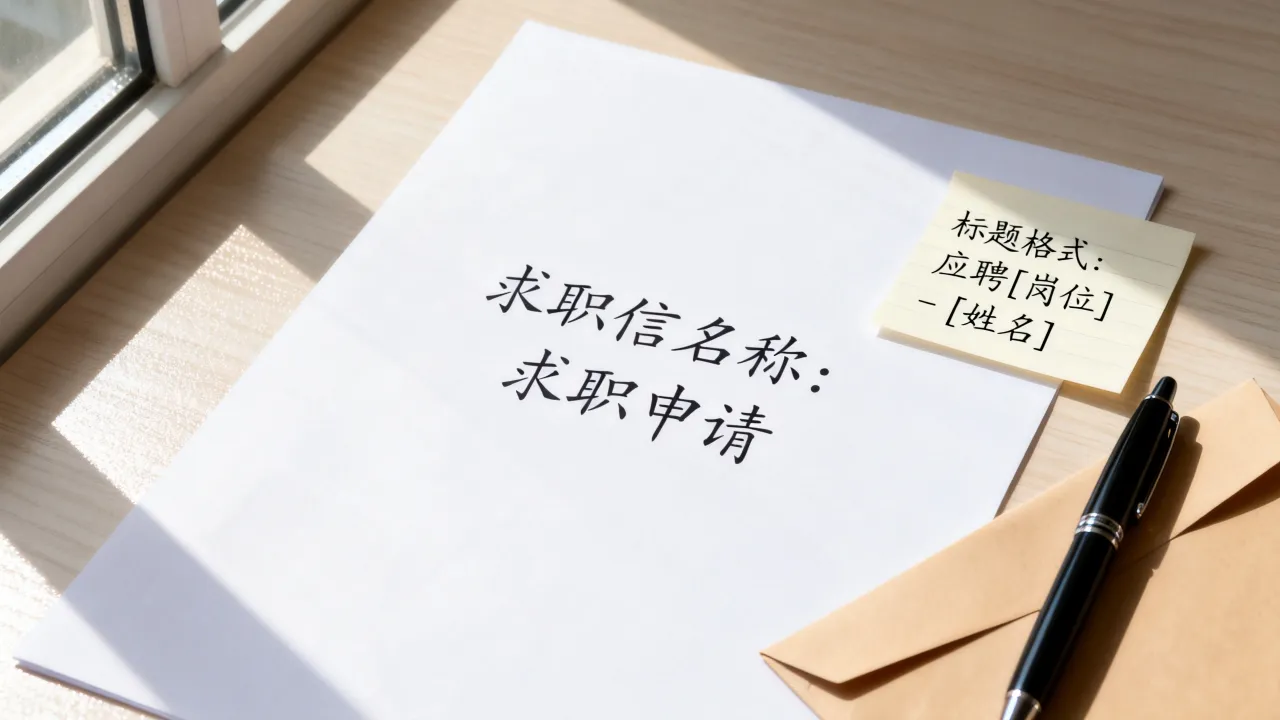 求职信的名称怎么写，求职信标题格式怎么写？-图2
