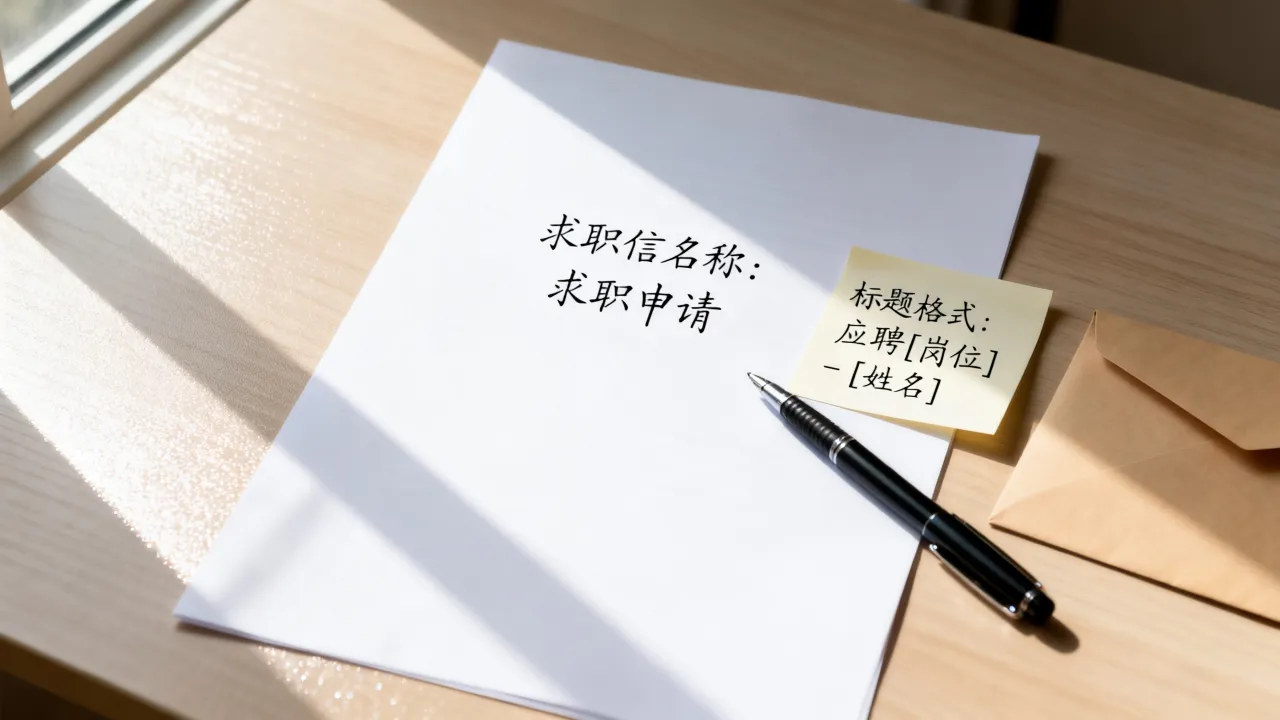 求职信的名称怎么写，求职信标题格式怎么写？-图3