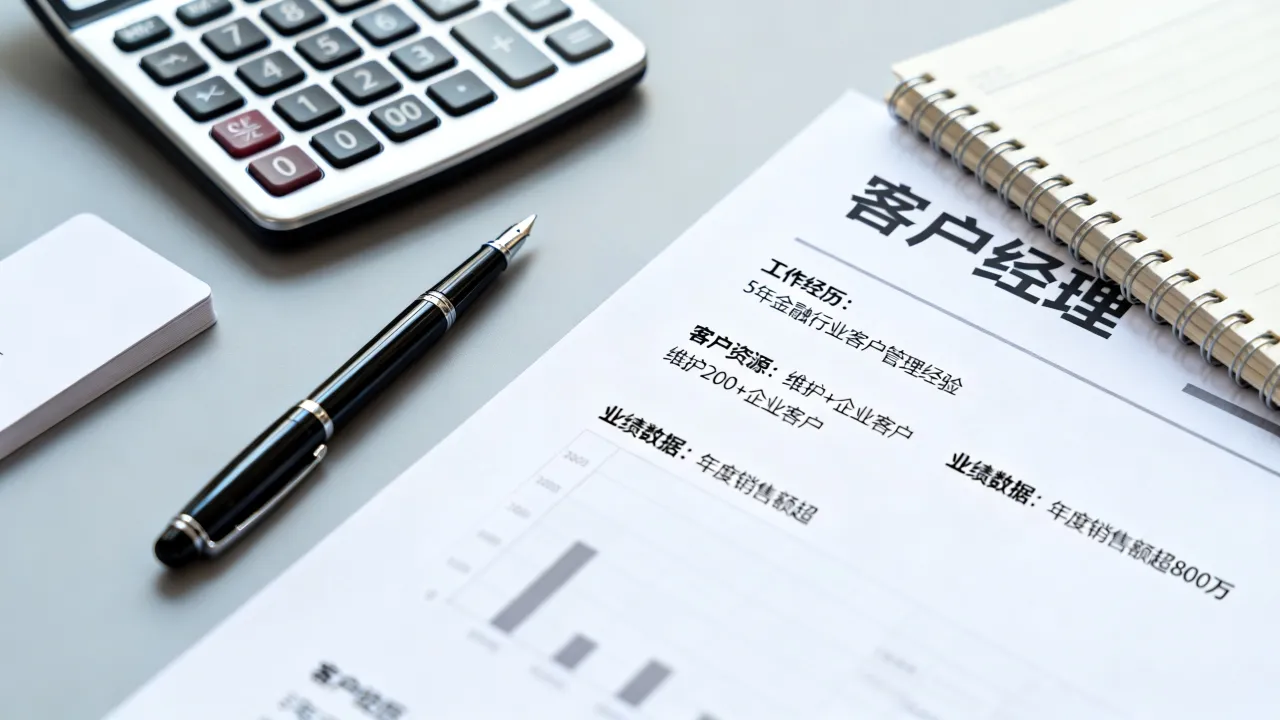 客户经理的简历怎么写?客户经理简历范文怎么写才能吸引HR?-图3 客户经理的简历怎么写?客户经理简历范文怎么写才能吸引HR?-图3