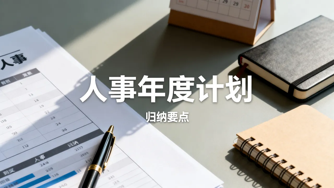 人事年度计划怎么做？人事年度归纳怎么写-图1