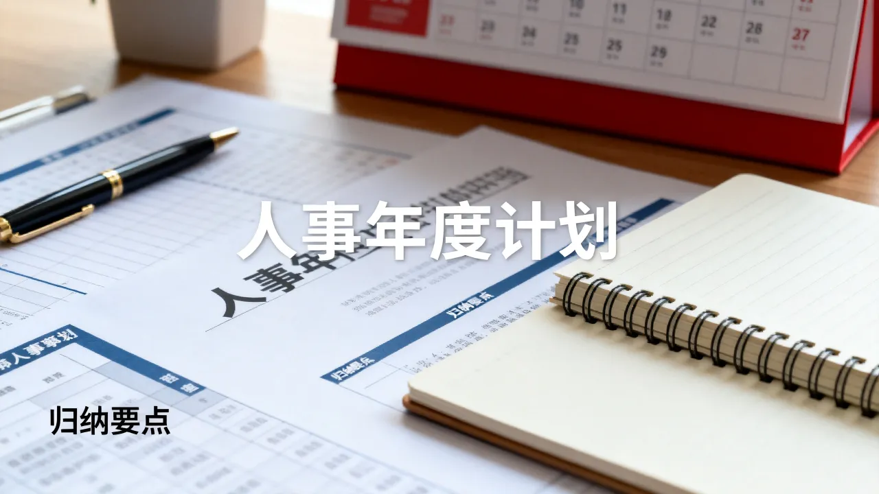 人事年度计划怎么做？人事年度归纳怎么写-图3