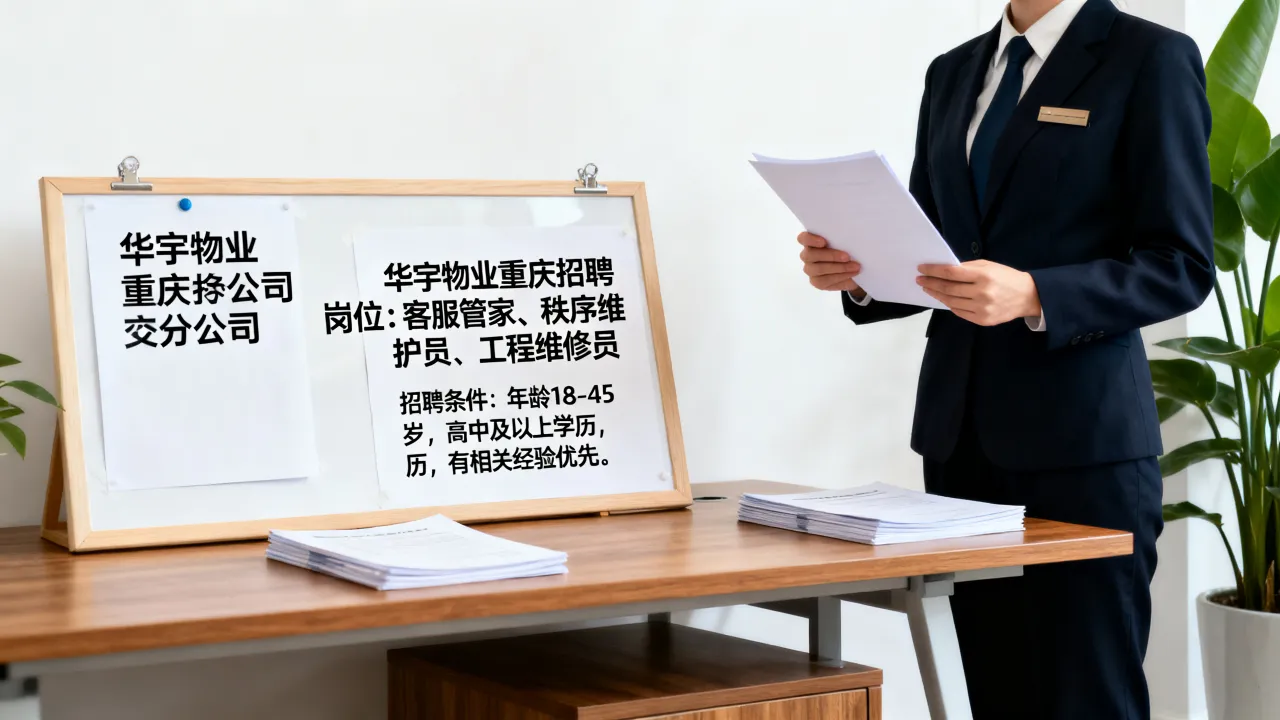 华宇物业重庆招聘有哪些岗位?重庆华宇物业招聘条件是什么?-图2 华宇物业重庆招聘有哪些岗位?重庆华宇物业招聘条件是什么?-图2