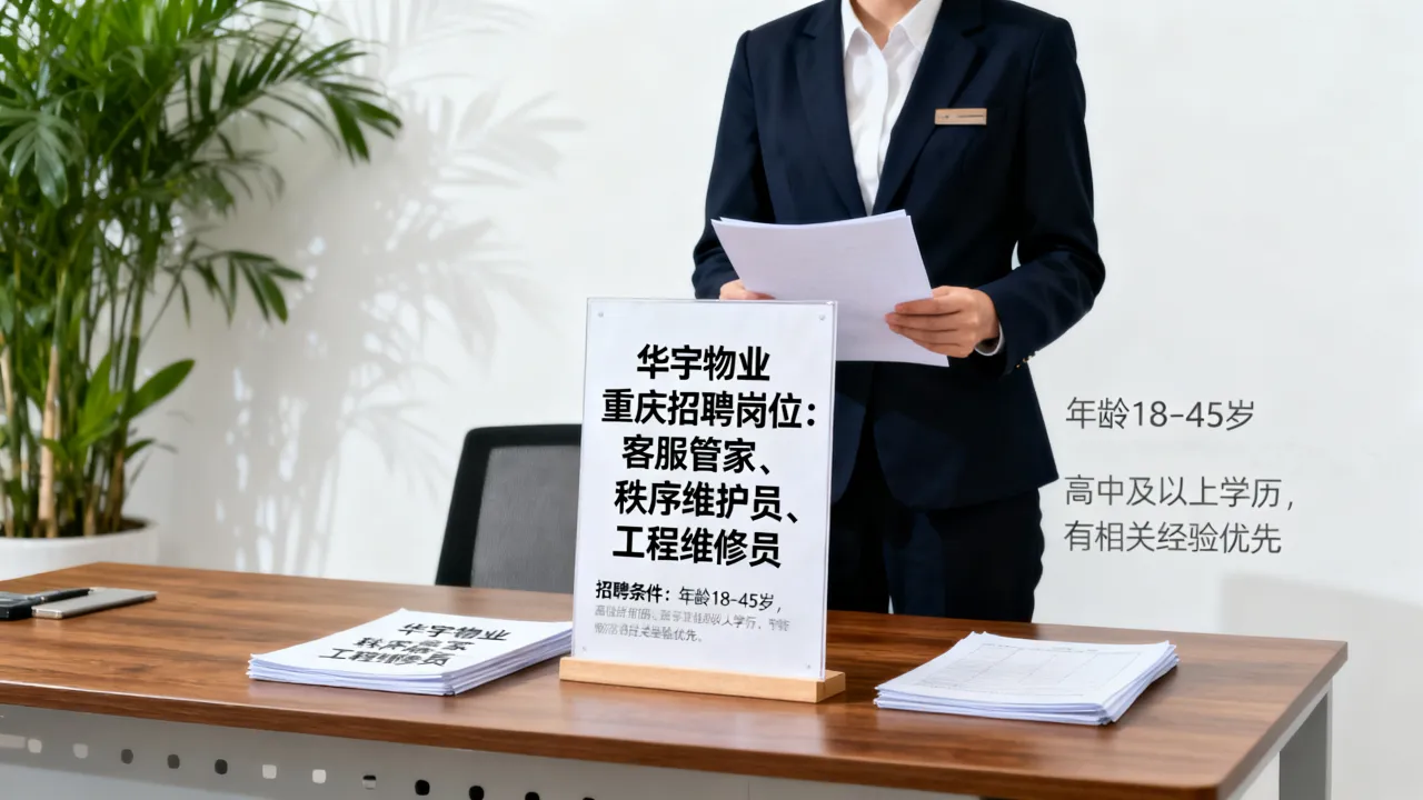 华宇物业重庆招聘有哪些岗位?重庆华宇物业招聘条件是什么?-图3 华宇物业重庆招聘有哪些岗位?重庆华宇物业招聘条件是什么?-图3