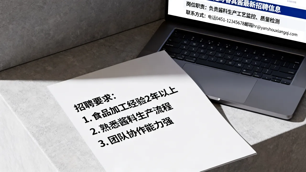 延寿香其酱招聘要求是什么,延寿香其酱最新招聘信息在哪看?-图1 延寿香其酱招聘要求是什么,延寿香其酱最新招聘信息在哪看?-图1