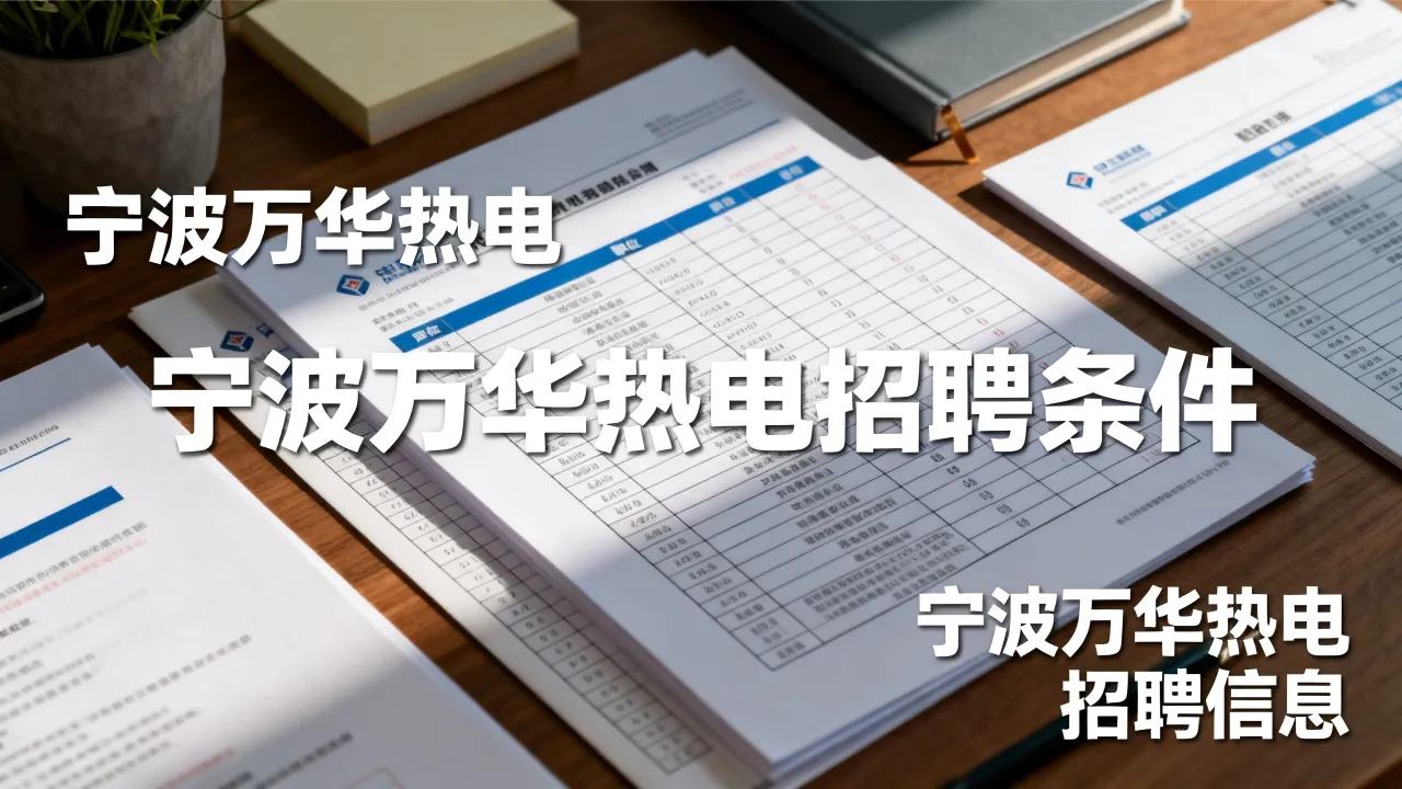 宁波万华热电招聘条件是什么？宁波万华热电招聘信息有哪些？-图1