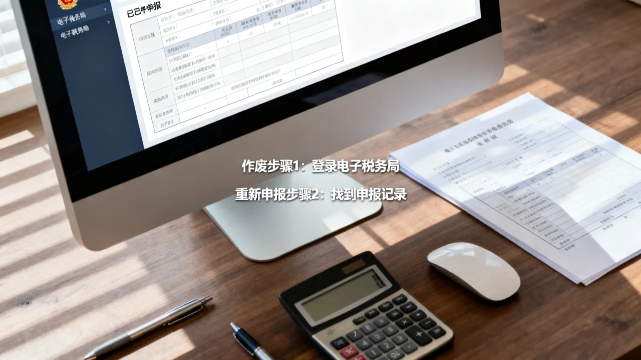 申报表如何作废,电子税务局已申报的申报表怎么作废重新申报?-图1 申报表如何作废,电子税务局已申报的申报表怎么作废重新申报?-图1