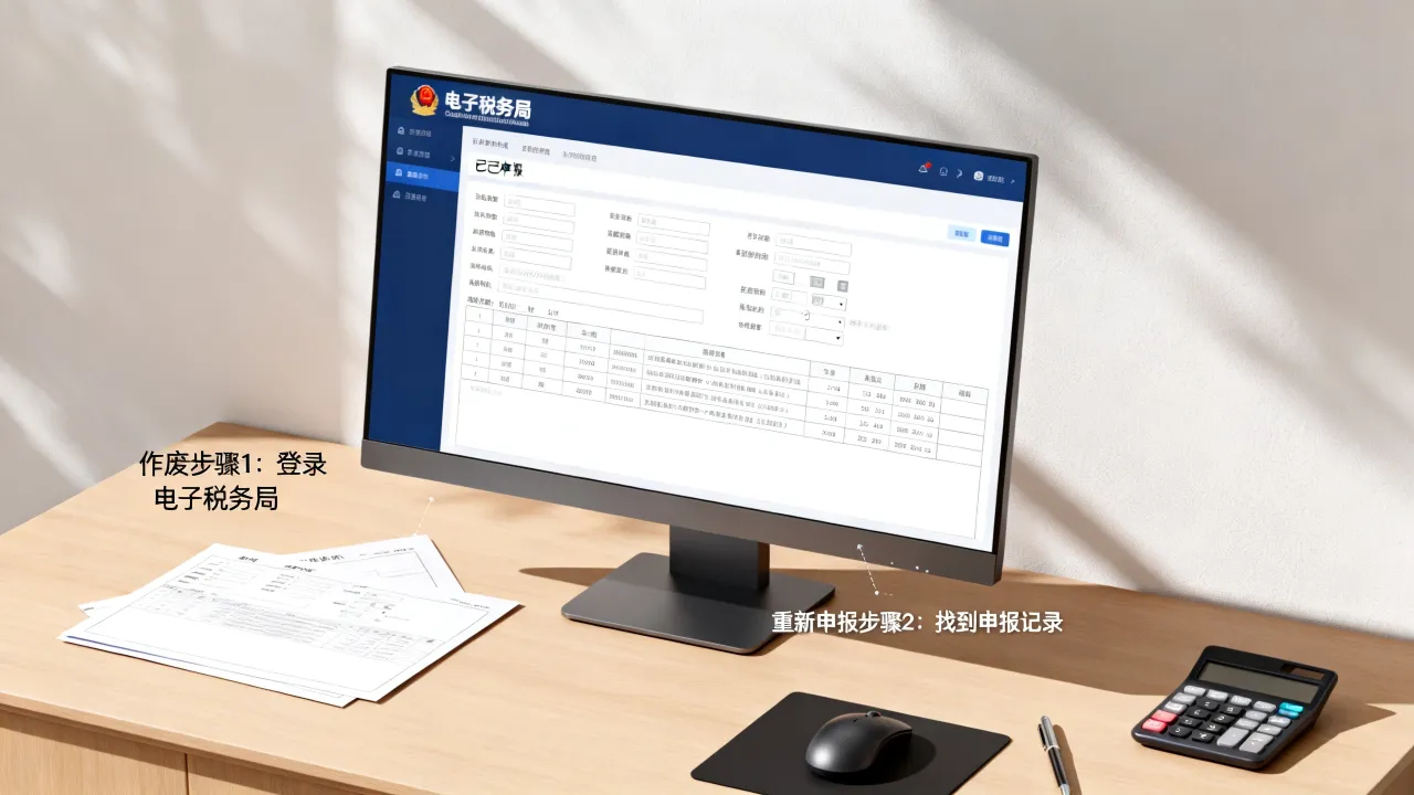 申报表如何作废,电子税务局已申报的申报表怎么作废重新申报?-图2 申报表如何作废,电子税务局已申报的申报表怎么作废重新申报?-图2