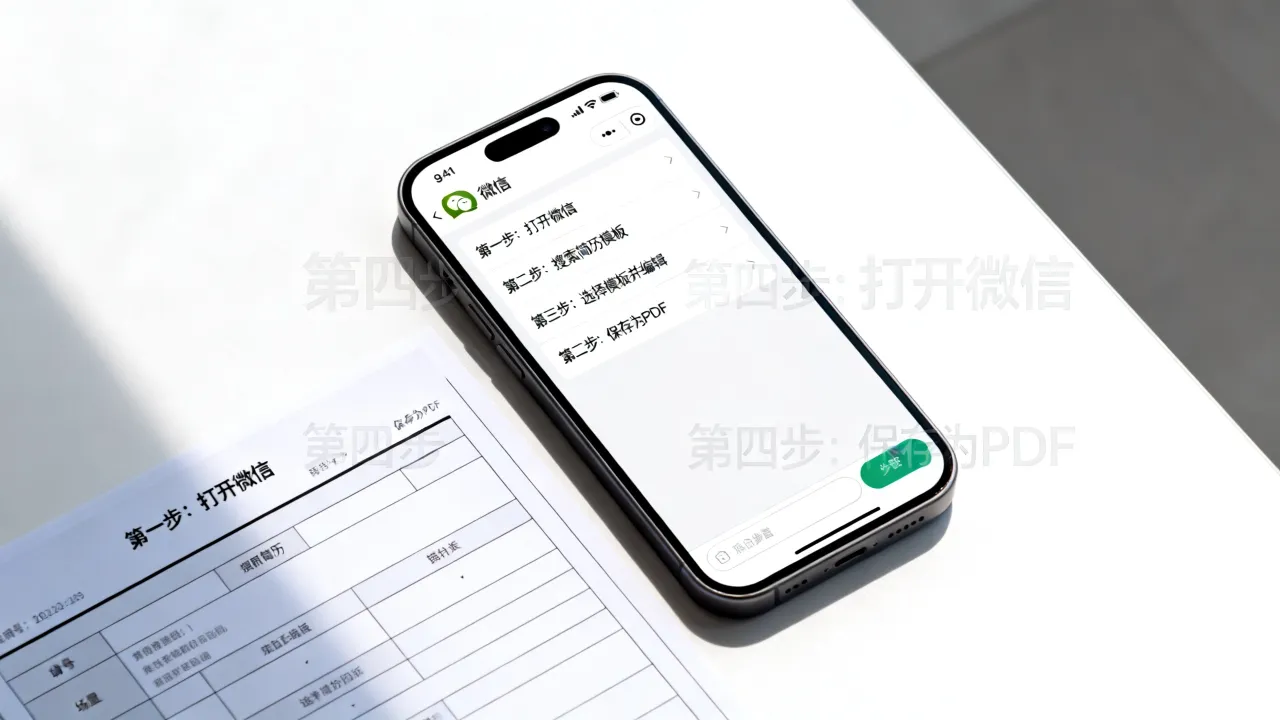 微信怎么做简历模板?手机微信端制作电子版简历的详细步骤教程-图2 微信怎么做简历模板?手机微信端制作电子版简历的详细步骤教程-图2