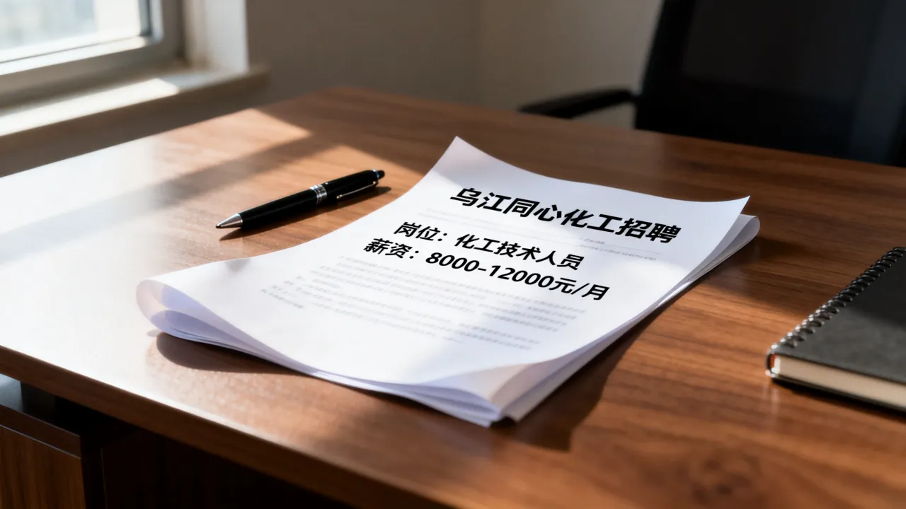 乌江同心化工招聘信息靠谱吗？，工资待遇怎么样-图1