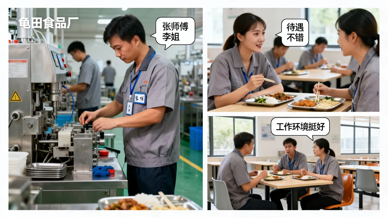 龟田食品厂怎么样,员工待遇好不好,值不值得去-图1 龟田食品厂怎么样,员工待遇好不好,值不值得去-图1