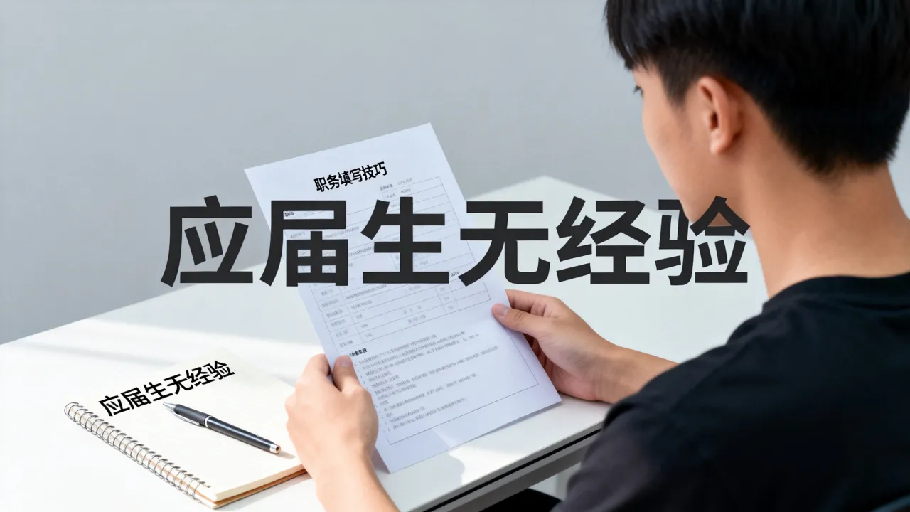 简历职务怎么填?应届生无经验求职简历职务填写技巧-图3 简历职务怎么填?应届生无经验求职简历职务填写技巧-图3