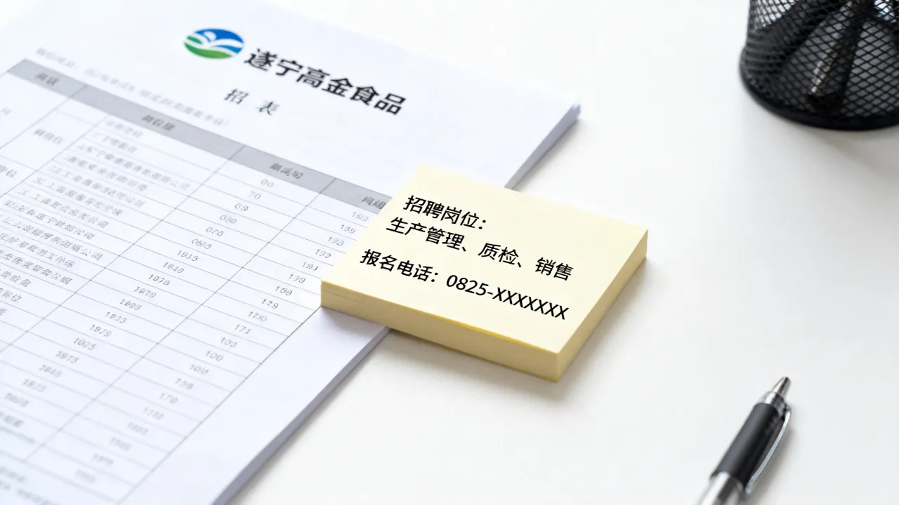 遂宁高金食品招聘岗位有哪些,报名电话多少-图1 遂宁高金食品招聘岗位有哪些,报名电话多少-图1