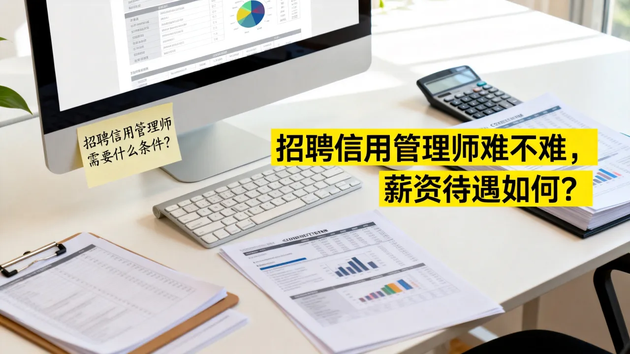 招聘信用管理师需要什么条件?招聘信用管理师难不难,薪资待遇如何?-图1 招聘信用管理师需要什么条件?招聘信用管理师难不难,薪资待遇如何?-图1