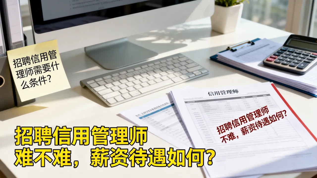 招聘信用管理师需要什么条件?招聘信用管理师难不难,薪资待遇如何?-图3 招聘信用管理师需要什么条件?招聘信用管理师难不难,薪资待遇如何?-图3