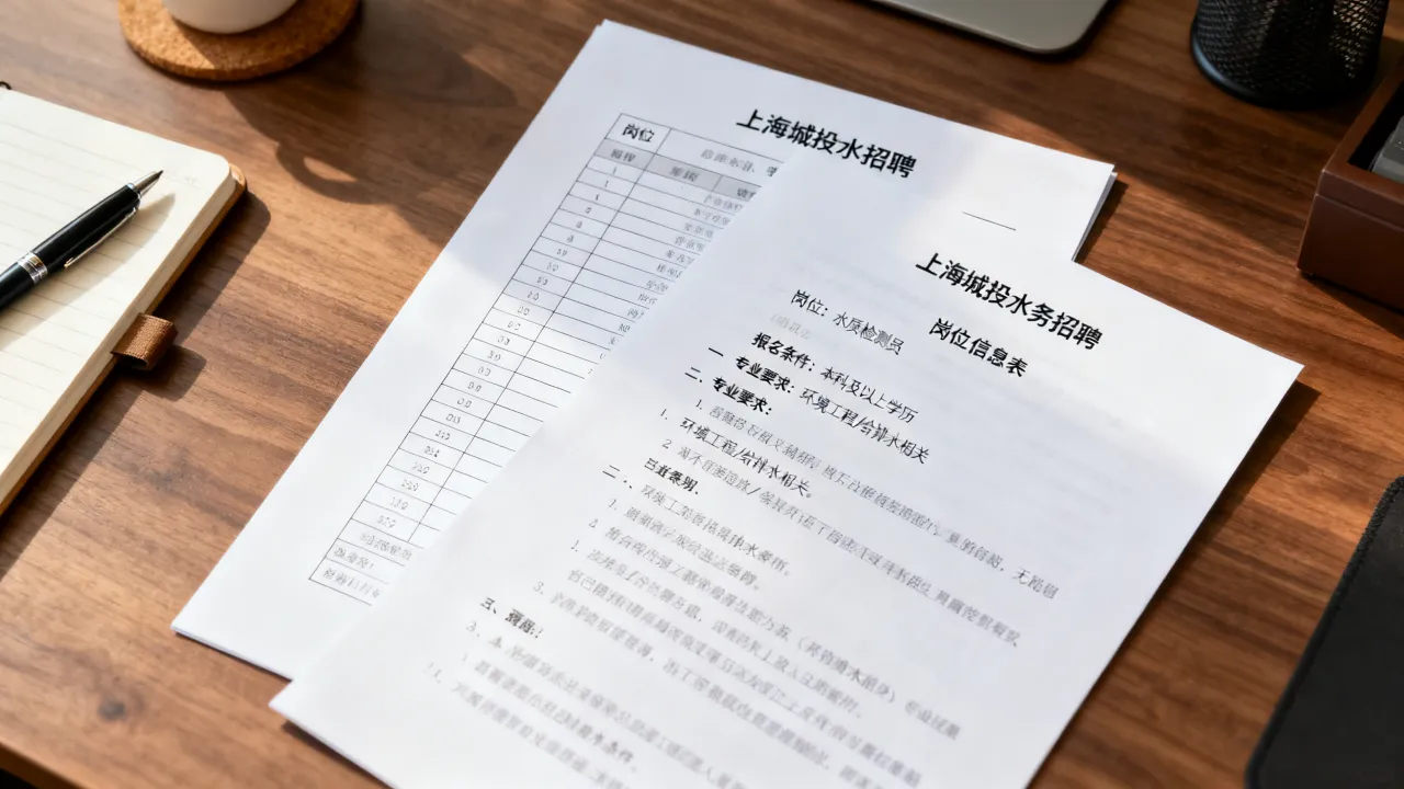 上海城投水务招聘岗位有哪些?报名条件是什么?-图2 上海城投水务招聘岗位有哪些?报名条件是什么?-图2