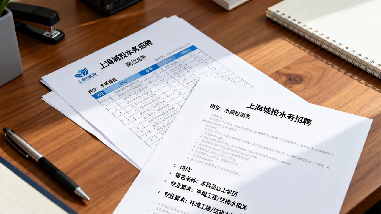 上海城投水务招聘岗位有哪些?报名条件是什么?-图3 上海城投水务招聘岗位有哪些?报名条件是什么?-图3