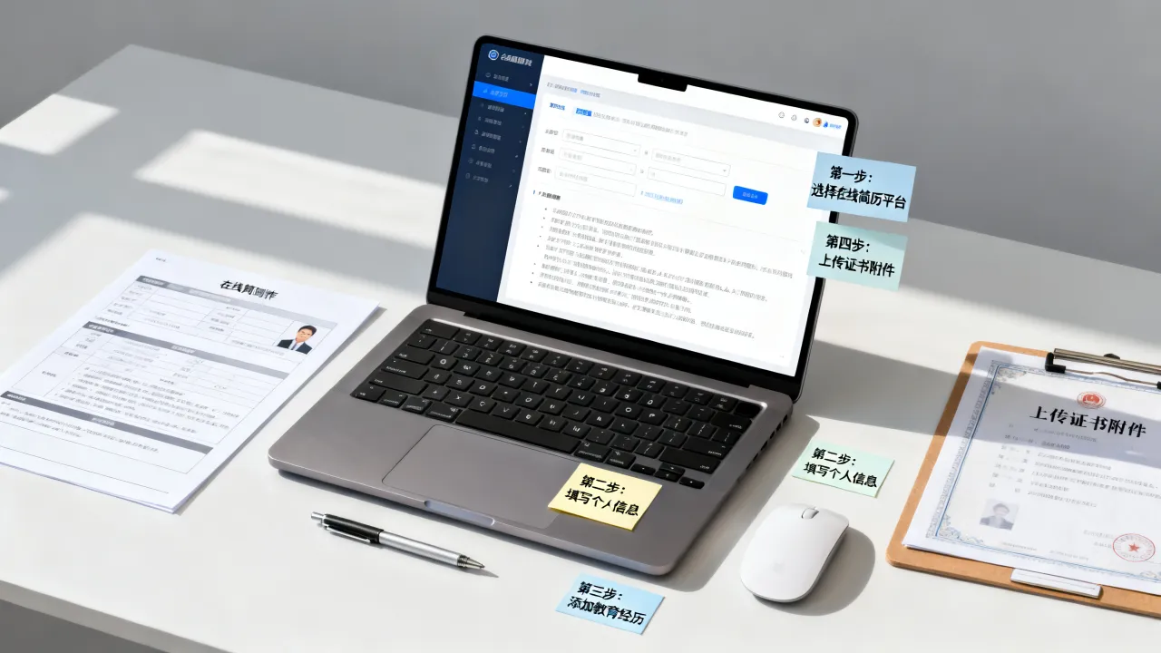 怎么在网上制作简历,网上制作简历的详细步骤有哪些?-图1 怎么在网上制作简历,网上制作简历的详细步骤有哪些?-图1