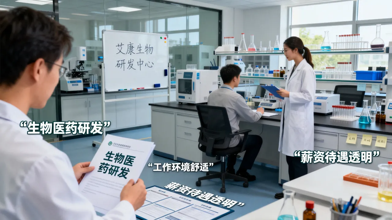 艾康生物技术招聘怎么样，生物医药公司好不好，工作环境，薪资待遇-图2