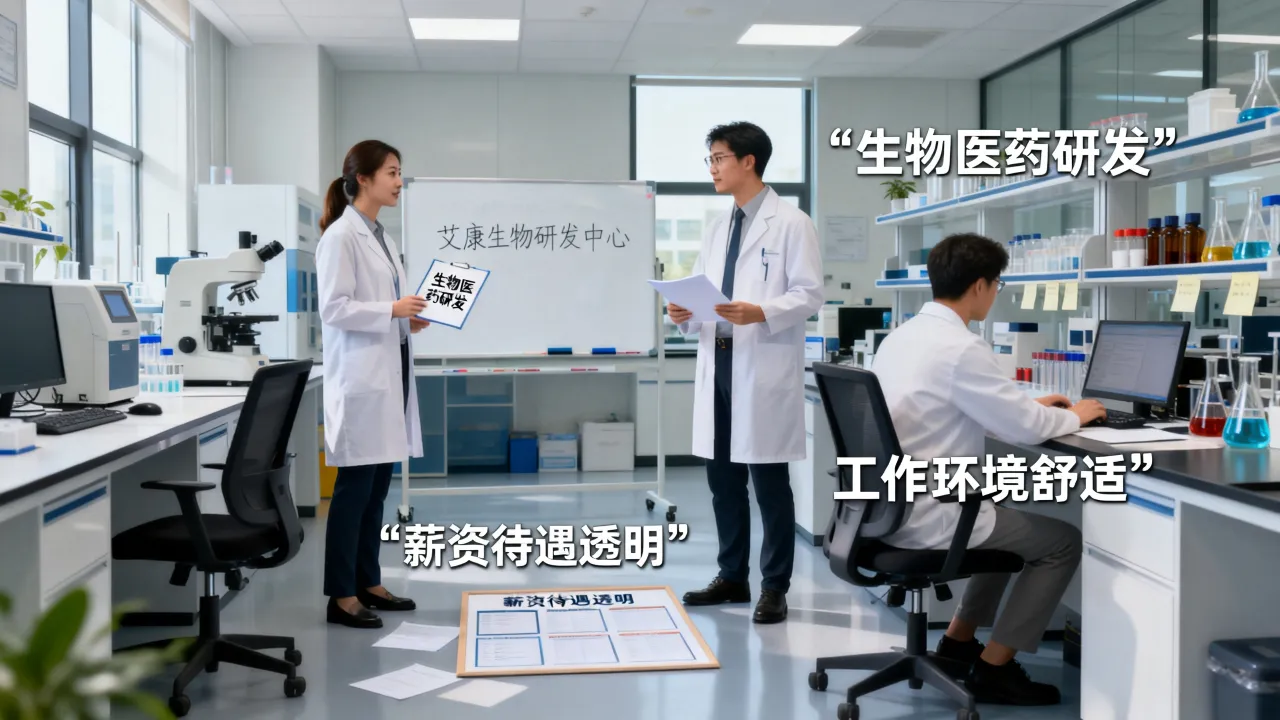 艾康生物技术招聘怎么样，生物医药公司好不好，工作环境，薪资待遇-图3