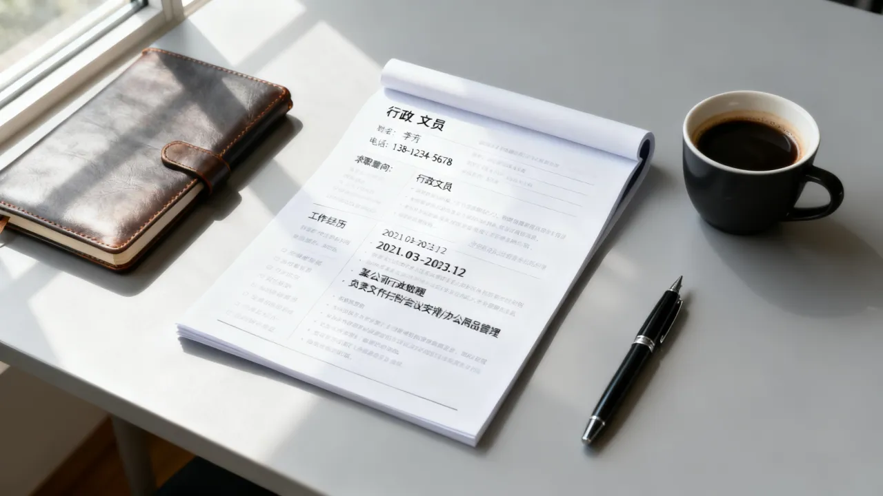 文员求职简历怎么写?有哪些实用技巧能提高面试率?-图2 文员求职简历怎么写?有哪些实用技巧能提高面试率?-图2
