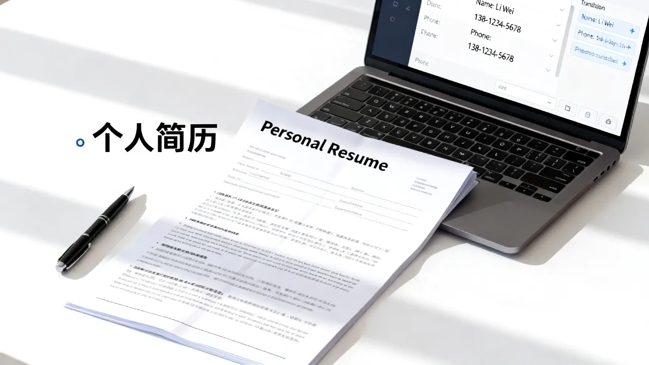 个人简历怎么翻译，个人简历翻译成英文怎么写？-图3
