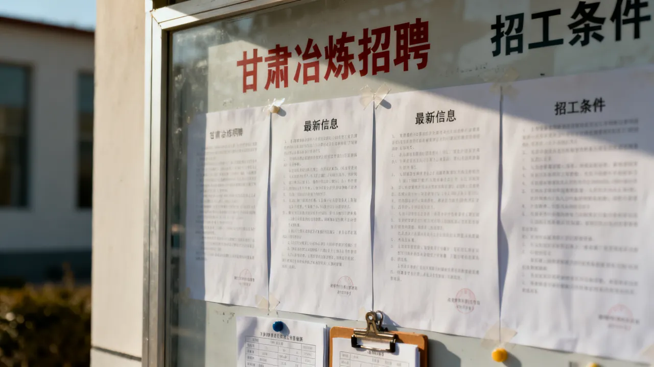 甘肃冶炼招聘最新信息哪里查？招工条件有哪些？-图1