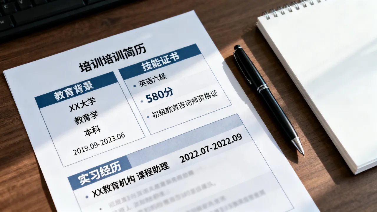 培训机构简历怎么写？没有教学经验如何获得面试机会？-图3
