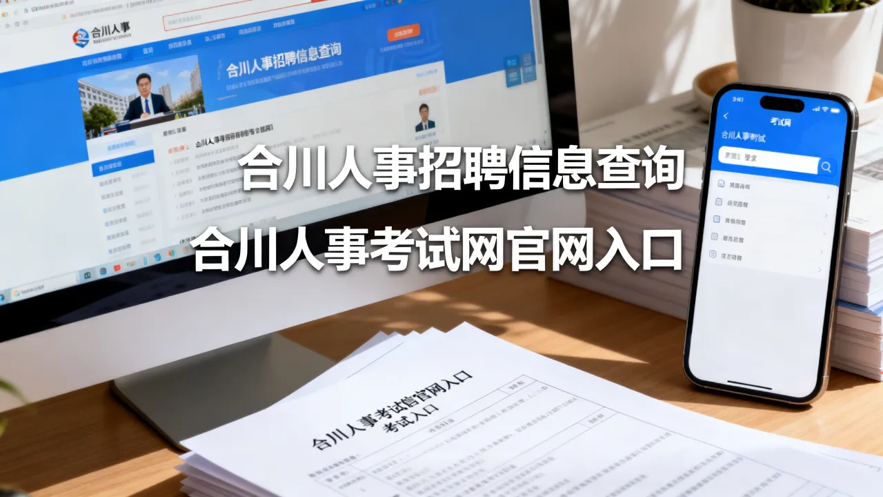 合川人事招聘信息怎么查，合川人事考试网官网入口在哪里？-图1