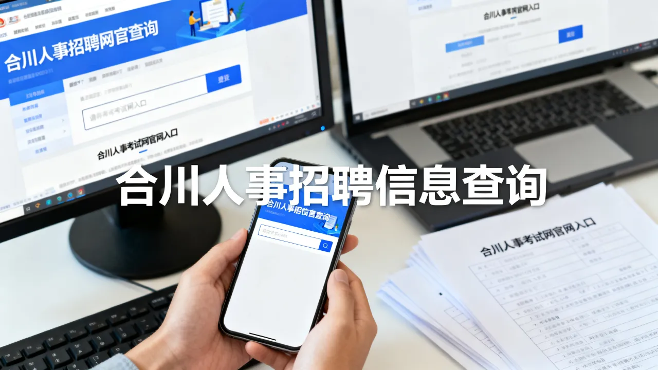 合川人事招聘信息怎么查，合川人事考试网官网入口在哪里？-图3
