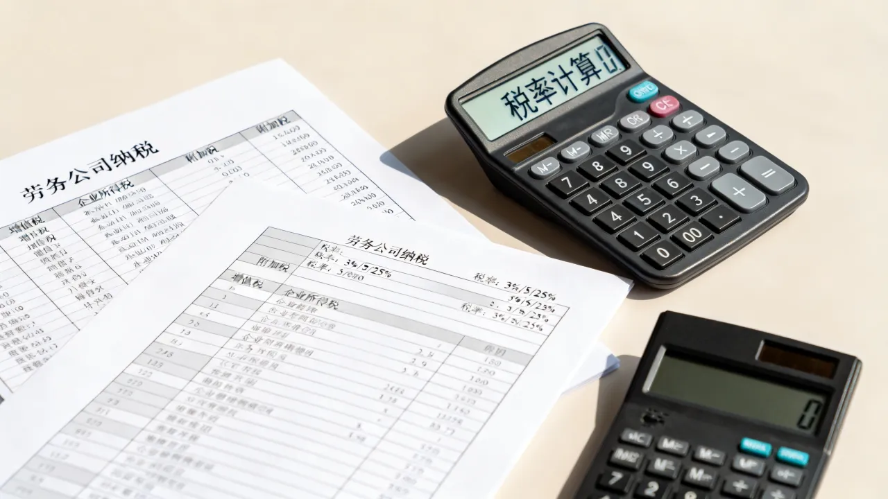 劳务公司如何纳税,劳务公司需要交哪些税税率怎么算?-图2 劳务公司如何纳税,劳务公司需要交哪些税税率怎么算?-图2