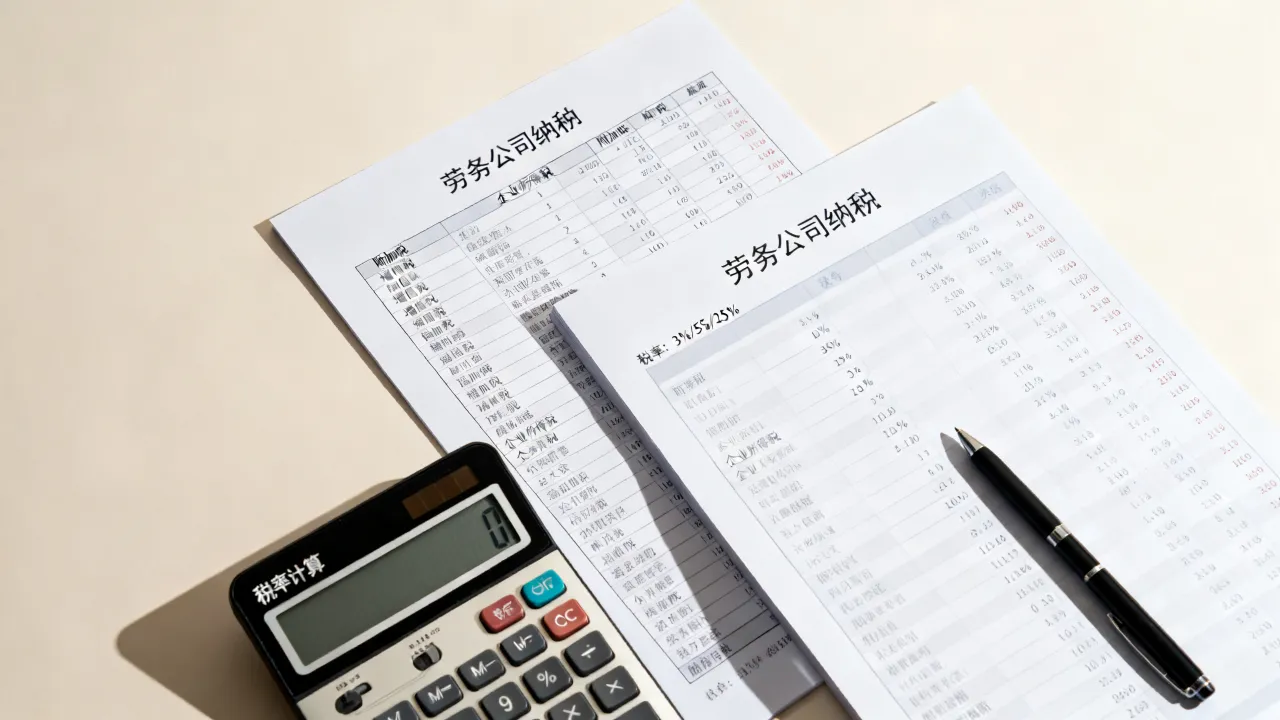 劳务公司如何纳税,劳务公司需要交哪些税税率怎么算?-图3 劳务公司如何纳税,劳务公司需要交哪些税税率怎么算?-图3