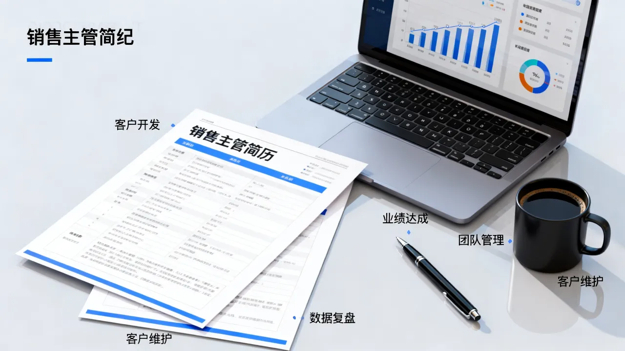 主管销售简历怎么写？销售主管简历突出业绩的5个关键点，你知道吗？