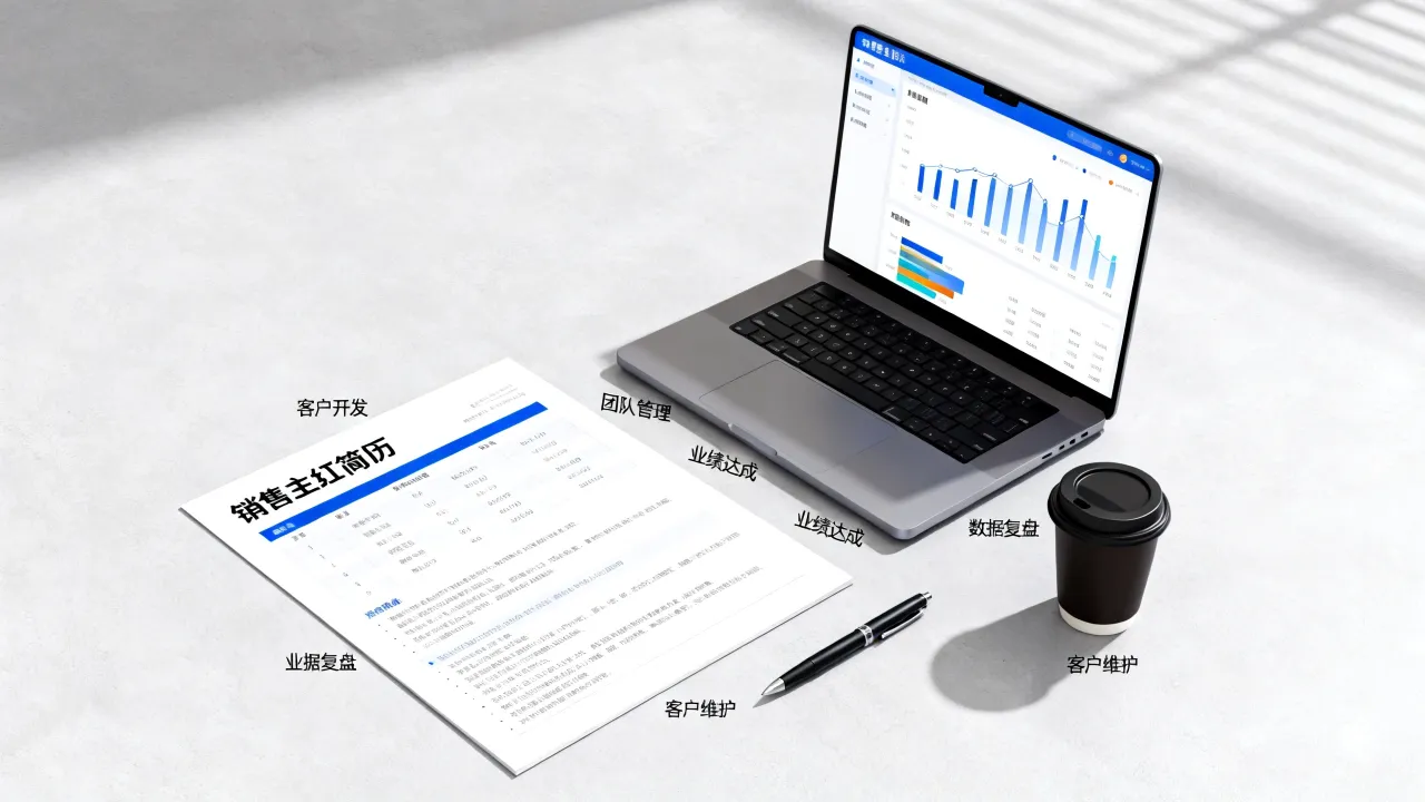 主管销售简历怎么写？销售主管简历突出业绩的5个关键点，你知道吗？-图3