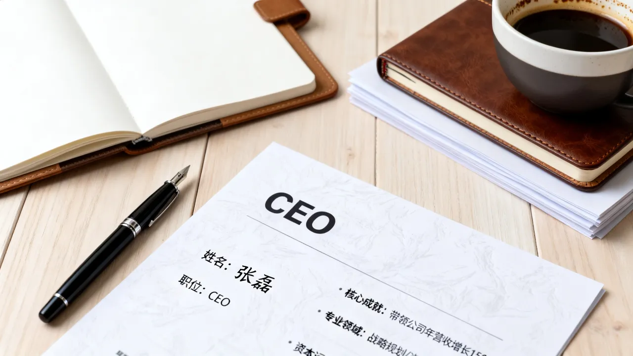 CEO的简历怎么写,CEO简历模板范文怎么写才能吸引投资人?-图1 CEO的简历怎么写,CEO简历模板范文怎么写才能吸引投资人?-图1
