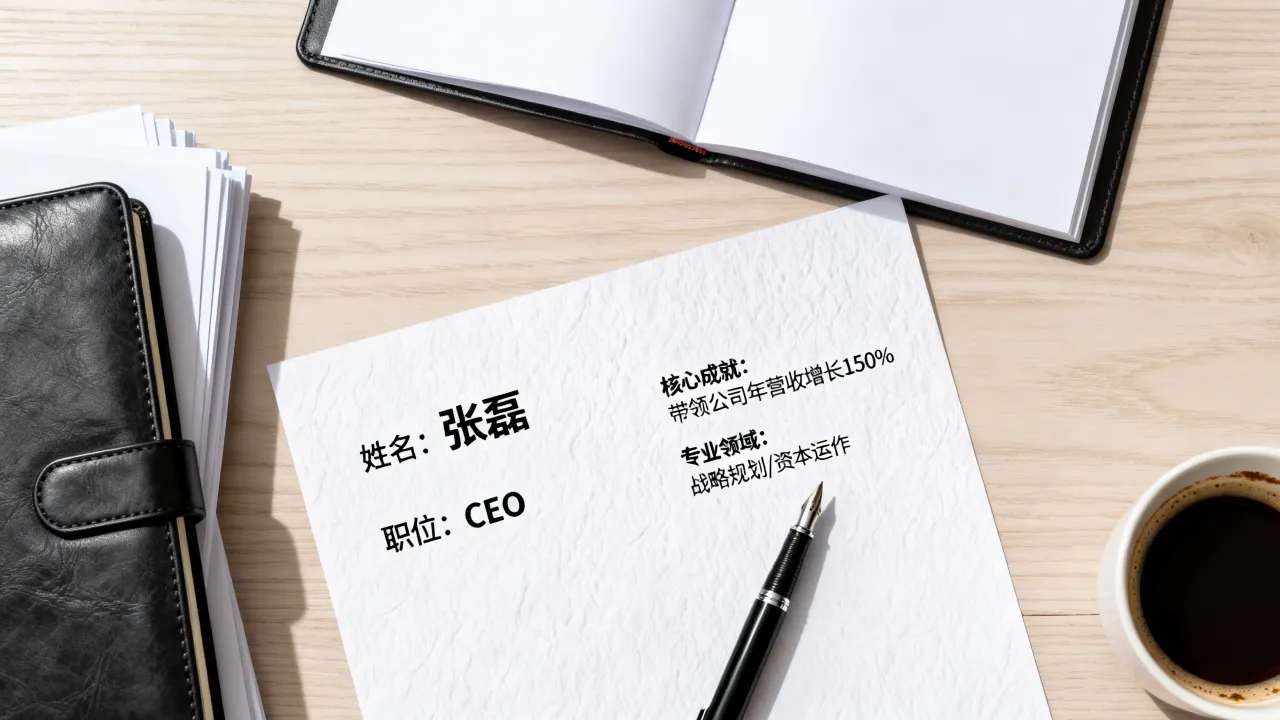 CEO的简历怎么写,CEO简历模板范文怎么写才能吸引投资人?-图3 CEO的简历怎么写,CEO简历模板范文怎么写才能吸引投资人?-图3