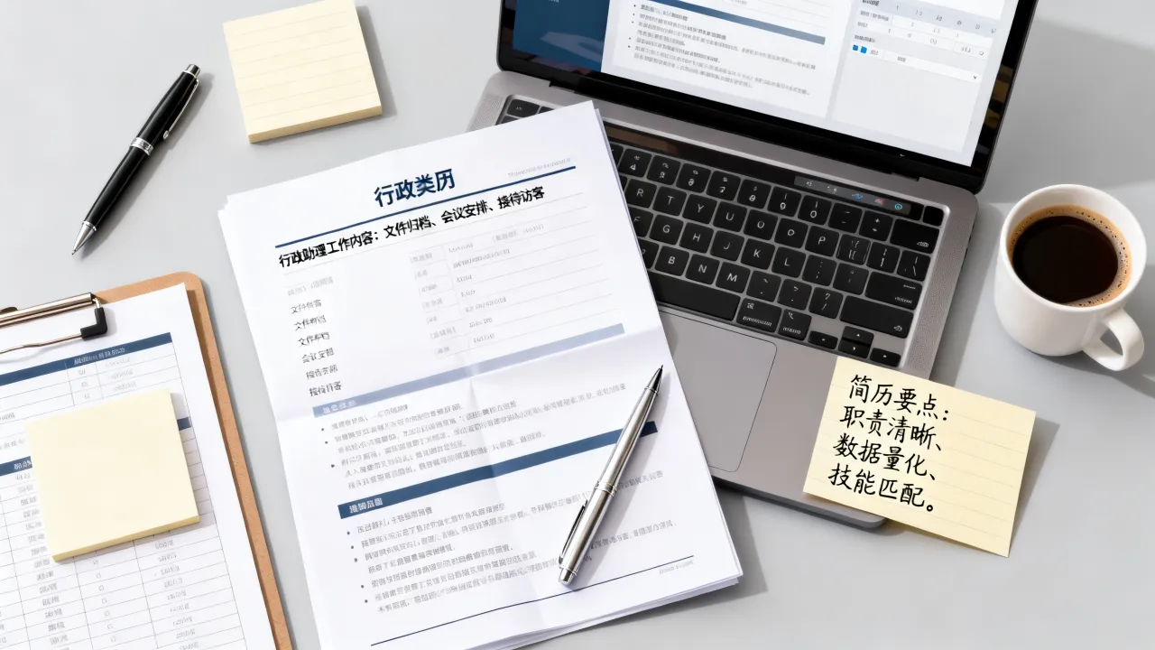 行政类简历怎么写,行政助理简历工作内容怎么写