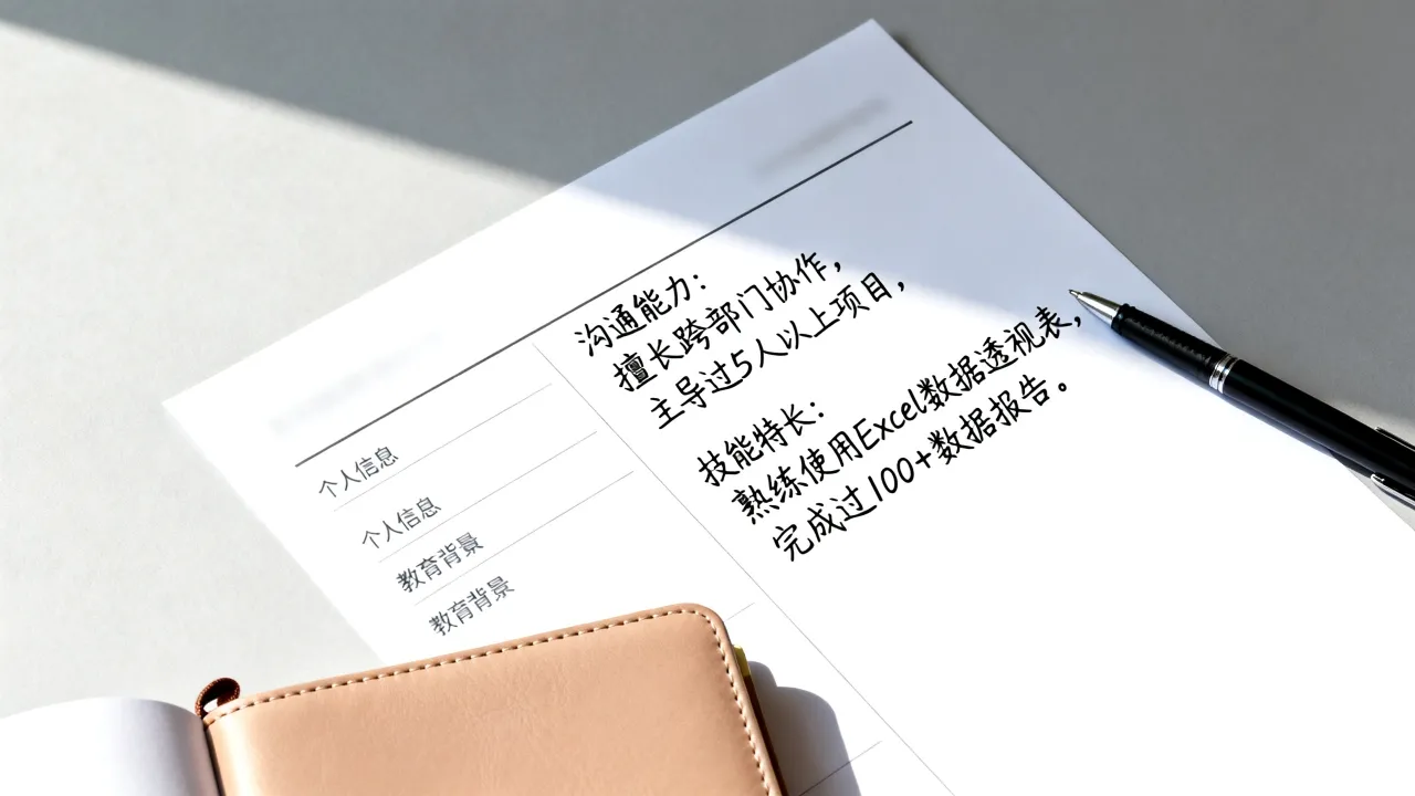 简历中特长怎么填,简历特长怎么写才能吸引HR注意