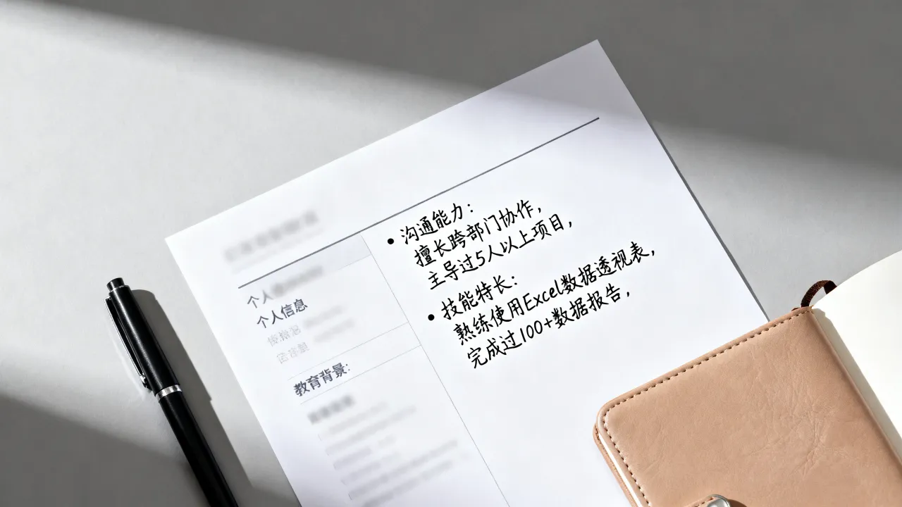 简历中特长怎么填,简历特长怎么写才能吸引HR注意-图3 简历中特长怎么填,简历特长怎么写才能吸引HR注意-图3