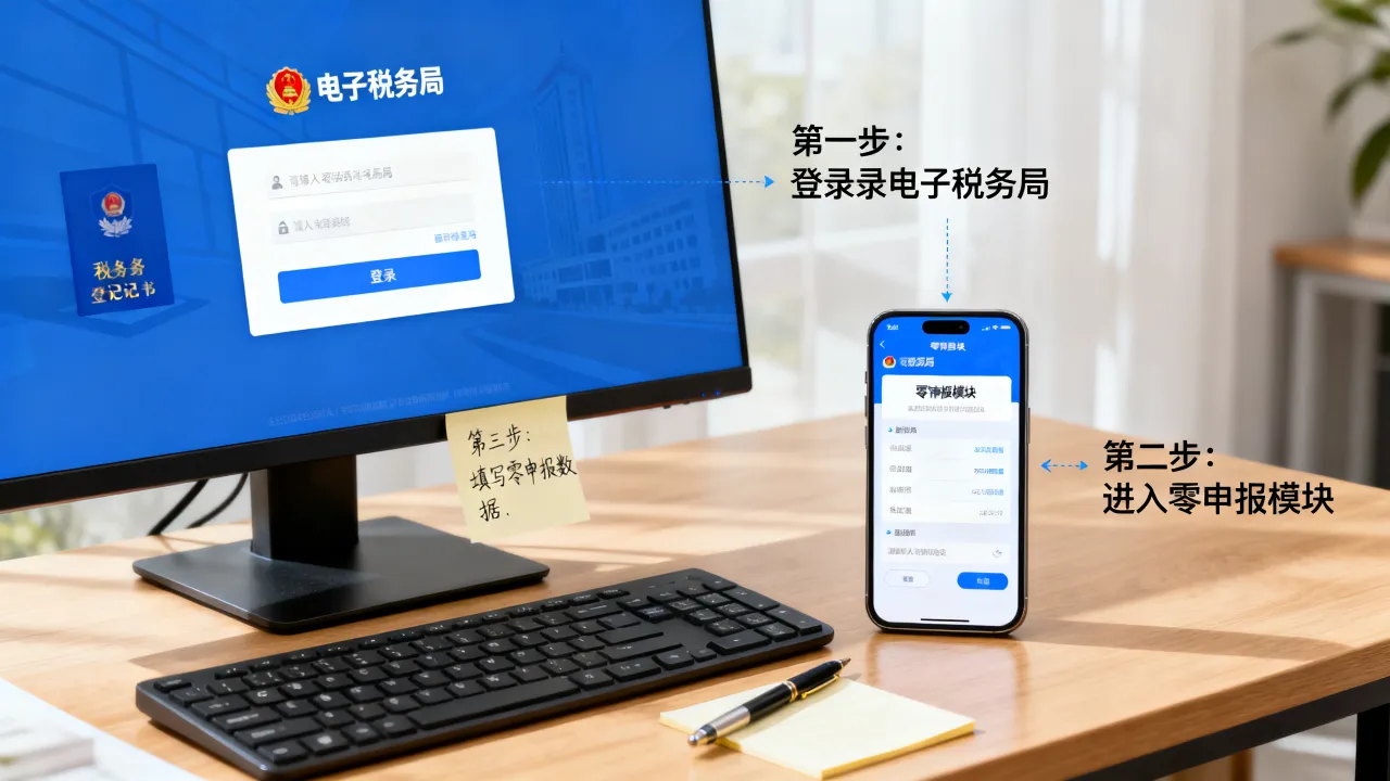 地税如何零申报,网上零申报具体操作流程是什么?-图1 地税如何零申报,网上零申报具体操作流程是什么?-图1