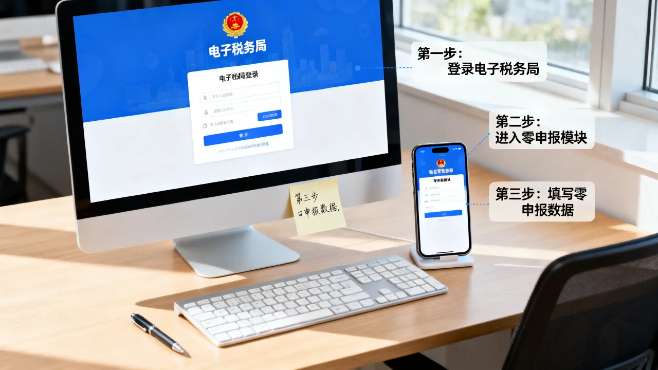 地税如何零申报,网上零申报具体操作流程是什么?-图3 地税如何零申报,网上零申报具体操作流程是什么?-图3
