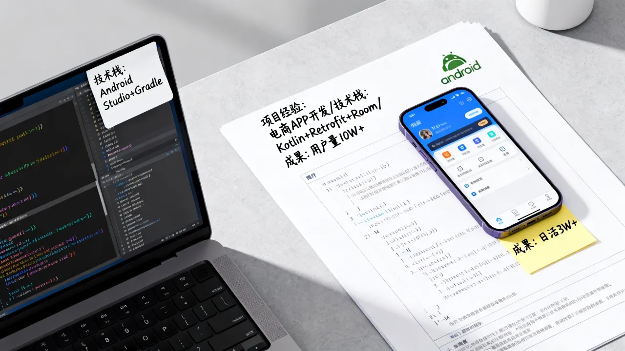 安卓简历怎么写?安卓开发简历项目经验如何描述?-图1 安卓简历怎么写?安卓开发简历项目经验如何描述?-图1