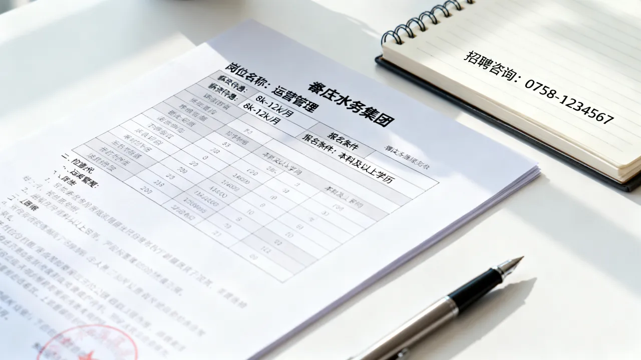 肇庆水务集团招聘岗位有哪些?薪资待遇和报名条件是什么-图1 肇庆水务集团招聘岗位有哪些?薪资待遇和报名条件是什么-图1