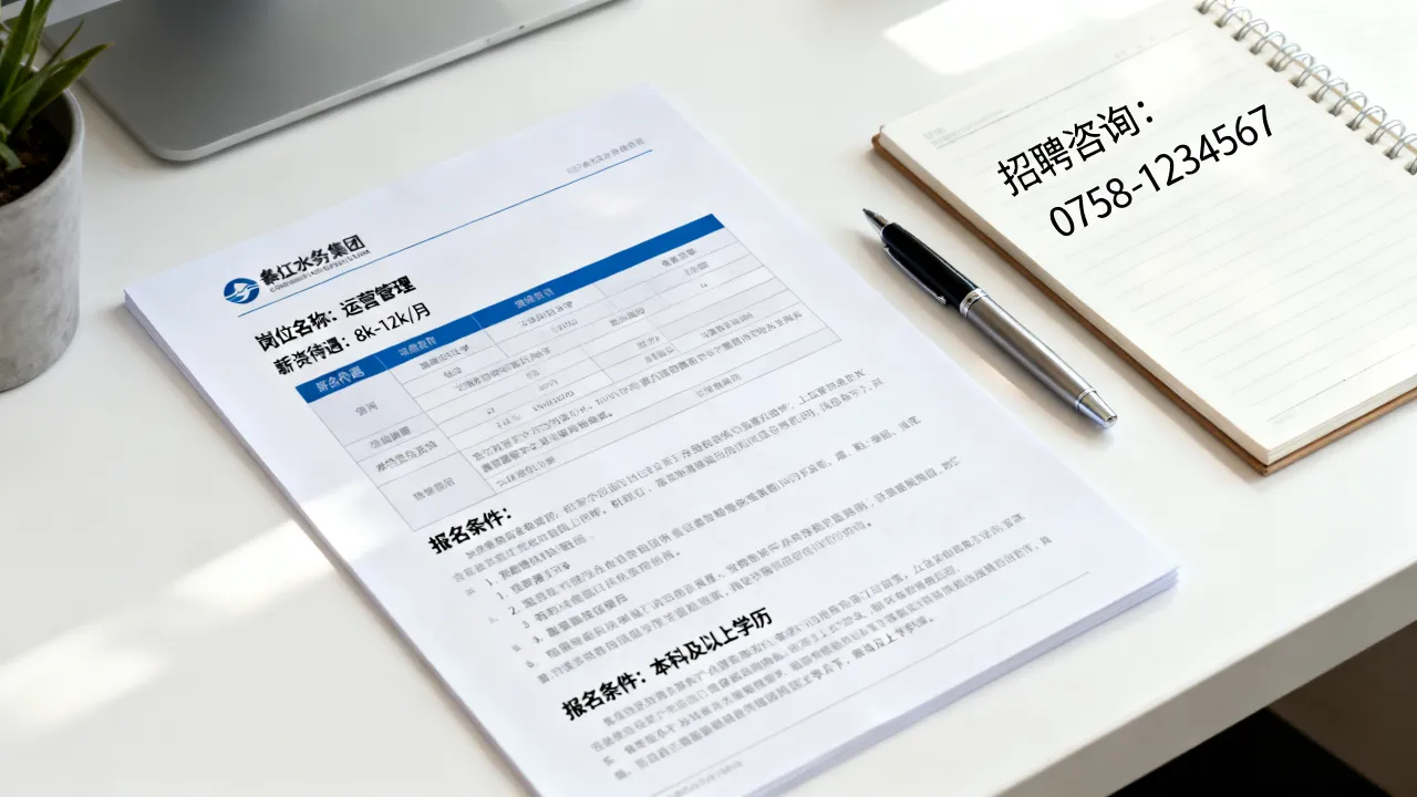 肇庆水务集团招聘岗位有哪些?薪资待遇和报名条件是什么-图2 肇庆水务集团招聘岗位有哪些?薪资待遇和报名条件是什么-图2