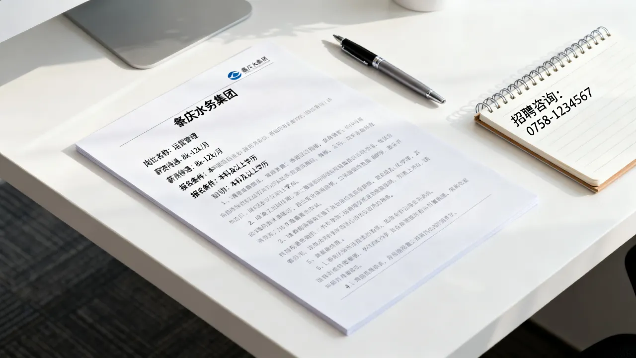 肇庆水务集团招聘岗位有哪些?薪资待遇和报名条件是什么-图3 肇庆水务集团招聘岗位有哪些?薪资待遇和报名条件是什么-图3