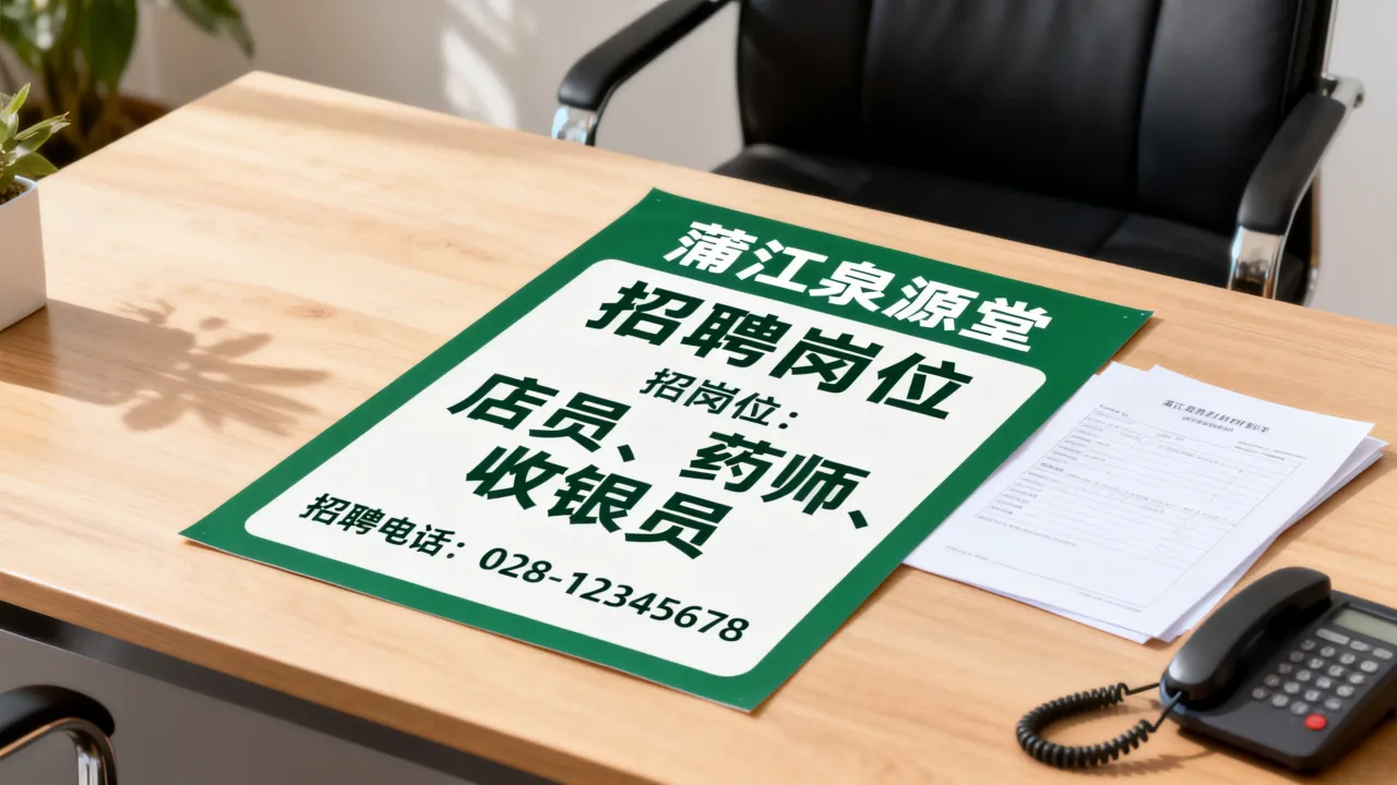 蒲江泉源堂招聘有哪些岗位，蒲江泉源堂招聘电话是多少？-图1