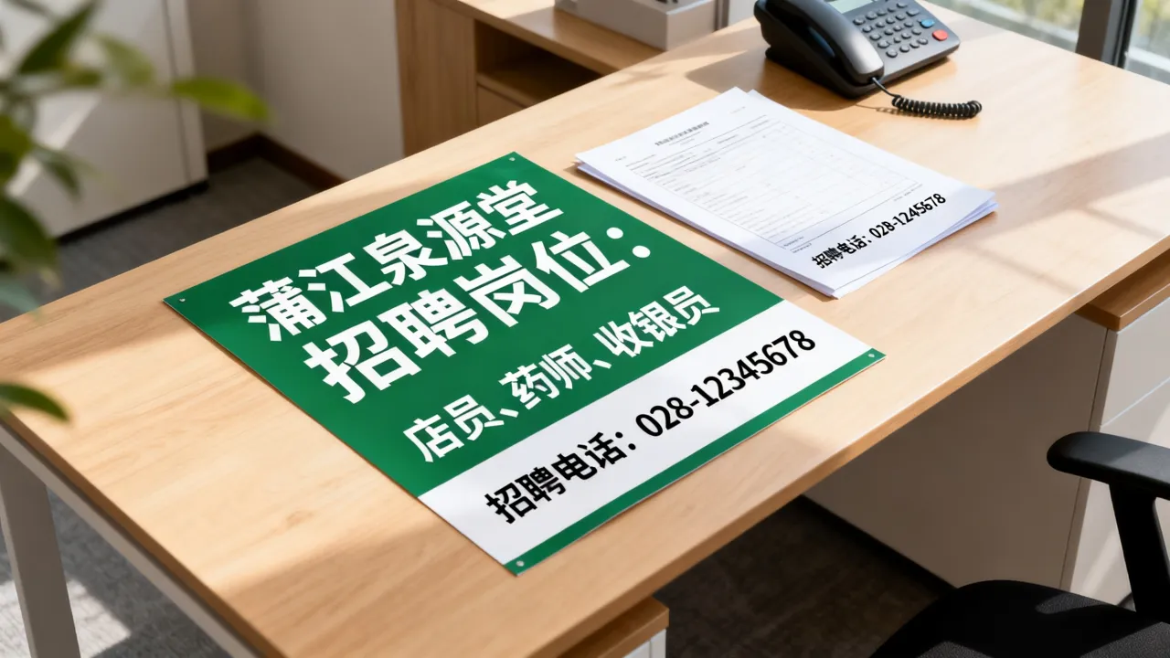 蒲江泉源堂招聘有哪些岗位，蒲江泉源堂招聘电话是多少？-图3