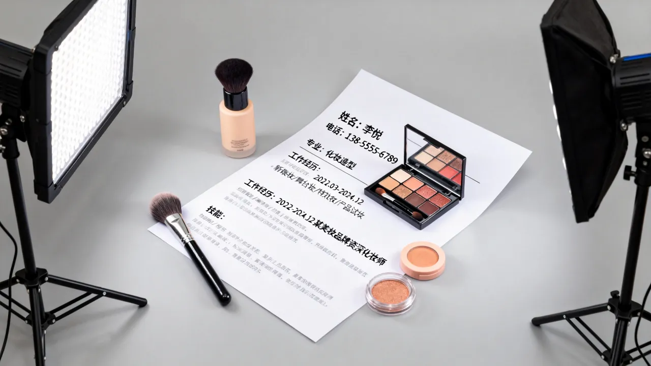 化妆个人简历怎么写,有哪些写作技巧和优秀范文?-图3 化妆个人简历怎么写,有哪些写作技巧和优秀范文?-图3