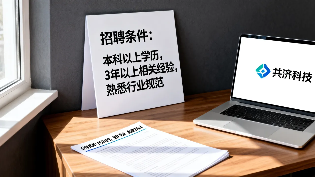 共济科技招聘条件是什么，共济科技值得去吗