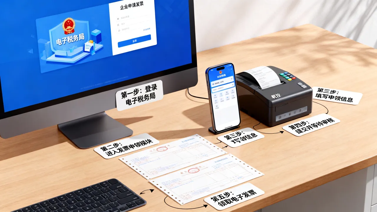 企业如何申请发票,网上申领流程步骤详解?-图1 企业如何申请发票,网上申领流程步骤详解?-图1
